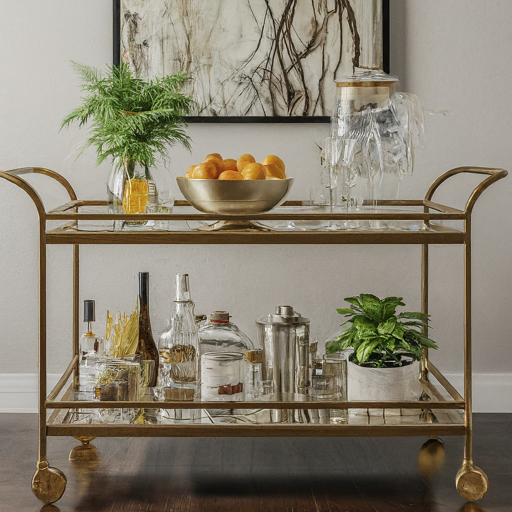 20 Bar Cart Decor Ideas to Elevate Your Home Entertaining Space