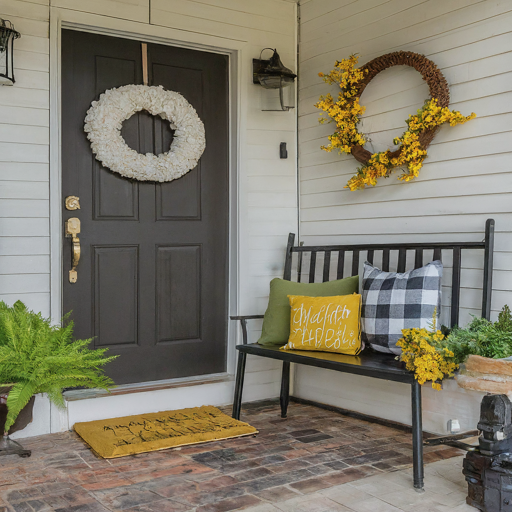 15 Best Spring Porch Decor Ideas: Add a Pop of Color to Your Home’s Entrance