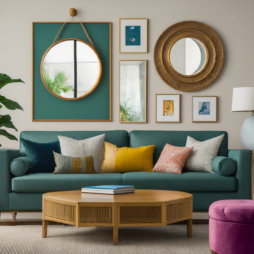 20 Clever & Beautiful Ways To Decorate with Mirrors In Your Living Room