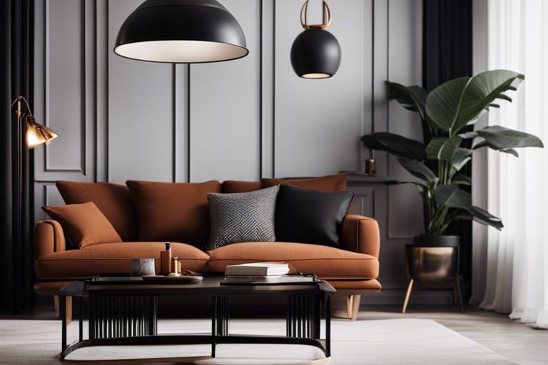 29 Stunning Black and Rust Living Room Ideas